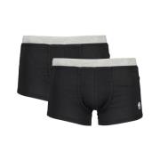 Bomuld Boxershorts Bi-Pack med Logo