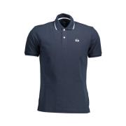 Elegant Polo Shirt med Kontrastdetaljer