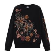 Sweatshirt med print