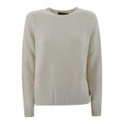 Alpaca Bomuld Crew-Neck Sweater