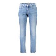 Slim Fit Denim Jeans Blå