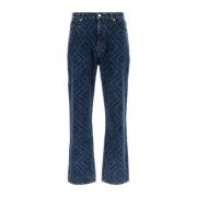 Stilfulde trykte denim jeans