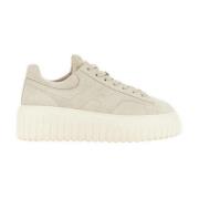 Ivory Sneakers med H-Stripes