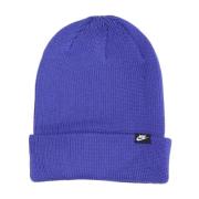 Ribstrikket Beanie Hat