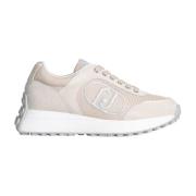 Beige Afslappede Damesneakers