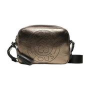 Bronze Læder Dame Crossbody Taske