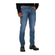 Stræk slim jeans - Blå denim