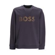 Bomuld Logo Sweatshirt - Klassisk Stil