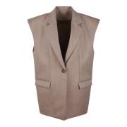 Ærmeløs Uld Taylor Blazer Vest