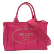 Pre-owned Canvas prada-tasker