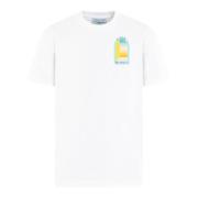 Farverig Trykt T-shirt