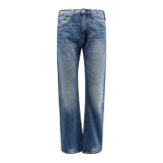 Bootcut Jeans med Logo Patch