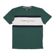 Grøn Regular Cut Tee Farveblok