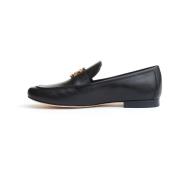 Sort læder Loafer sko AW24