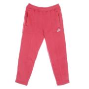 Archaeo Pink Fleece Basketball Tracksuit Bukser