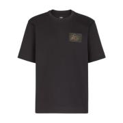 Canvas Patch Crew-neck T-shirts og Polos