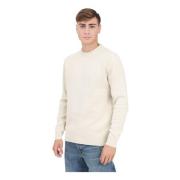 Beige Crew Neck Sweater