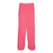 Fuchsia Trousers med Lynlås