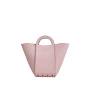 Mini Shopping Taske i Pink