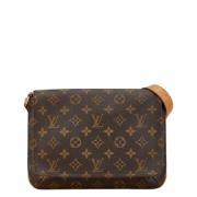 Pre-owned Canvas louis-vuitton-tasker