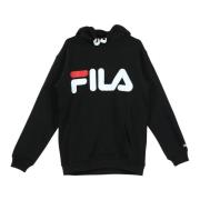 Klassisk Logo Hoody i Sort