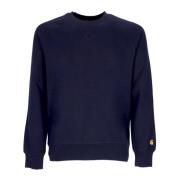 Mørkblå/Guld Crewneck Sweatshirt