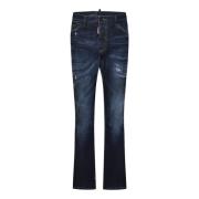 Slim Fit Blå Denim Jeans