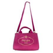 Pre-owned Canvas prada-tasker