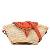 Pre-owned Rattan crossbody-tasker