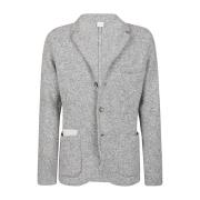 Kashmiruld Blazer Sweater Enkelt-Brystet