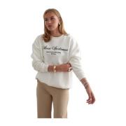 Hyggelig Heritage Sweatshirt med Ribbede Detaljer