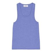 Crew Neck Wool Tank Top