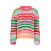 Stribet Crewneck Sweater Genova Stil