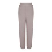 Taupe Grey Jersey Track Pants