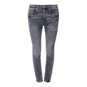 Slim Fit Bomuld Jeans med Logo Patch