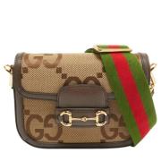 Pre-owned Canvas gucci-tasker