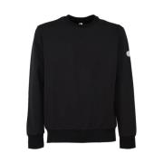 Tekstil crewneck sweatshirt med logo