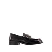 Sort læder loafers - Moderne stil