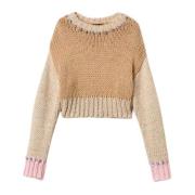 Beige Sweaters Actitude Kollektion