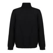 Sort Merinould Turtleneck Sweater