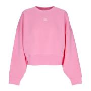 Bliss Pink Cropped Crewneck Sweatshirt