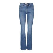 Blå Vmflash Mr Flared Jeans Li347 Noos Jeans