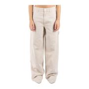 Ivory Wide Leg Pants Solene