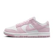 Pink Corduroy Low Sneakers