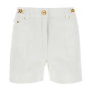 Stilfulde hvide denim shorts