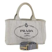 Pre-owned Canvas prada-tasker