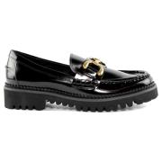 Sort Patent Loafer Sko