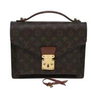 Pre-owned Canvas louis-vuitton-tasker