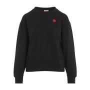 Sort Sweatshirt Stilfuld Behagelig Moderne