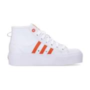 Platform Mid High-Top Sneaker Orange